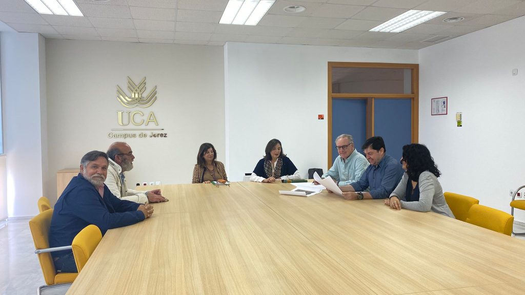 Reunión Institucional por Obras de Sustitución de la Montera del Edificio de Despachos y Seminarios