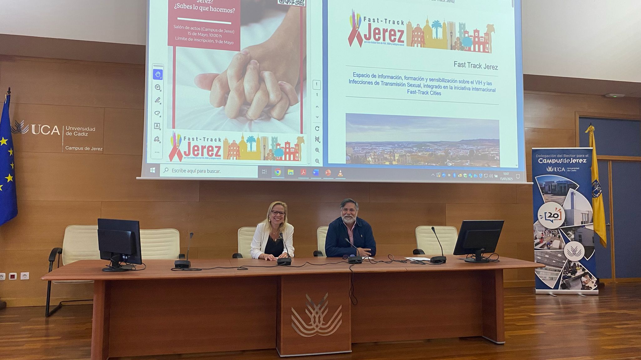 El Delegado del Rector inaugura la Jornada de Salud Sexual en el marco del Plan Fast-Track y el 2...