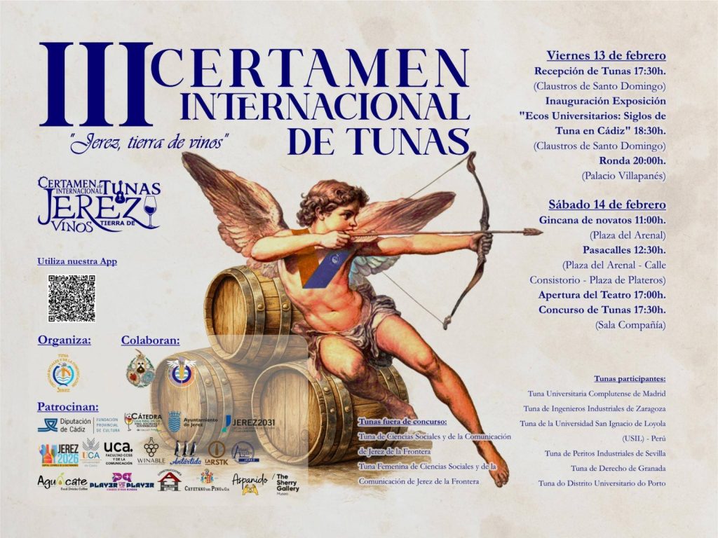 III Certamen Internacional de Tunas “Jerez, tierra de vinos”