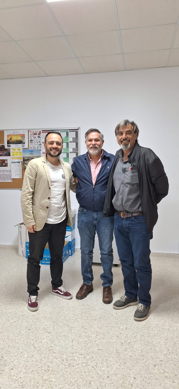 Reunión con la Asociación Cultural Pie de Página