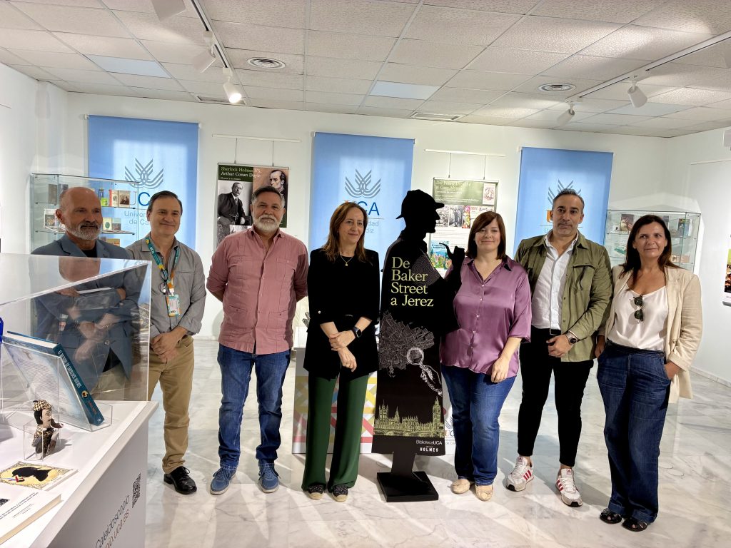 Inauguración de la exposición: De Baker Street a Jerez, organizada por la Biblioteca de la Universidad de Cádiz y la Sociedad Literaria Sherlock Holmes