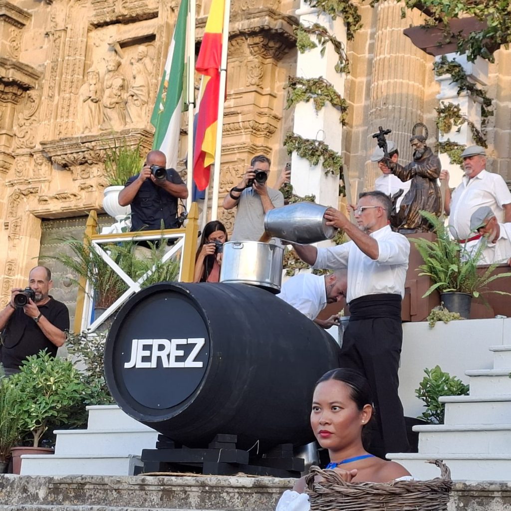 Ceremonia de la Pisa de la Uva