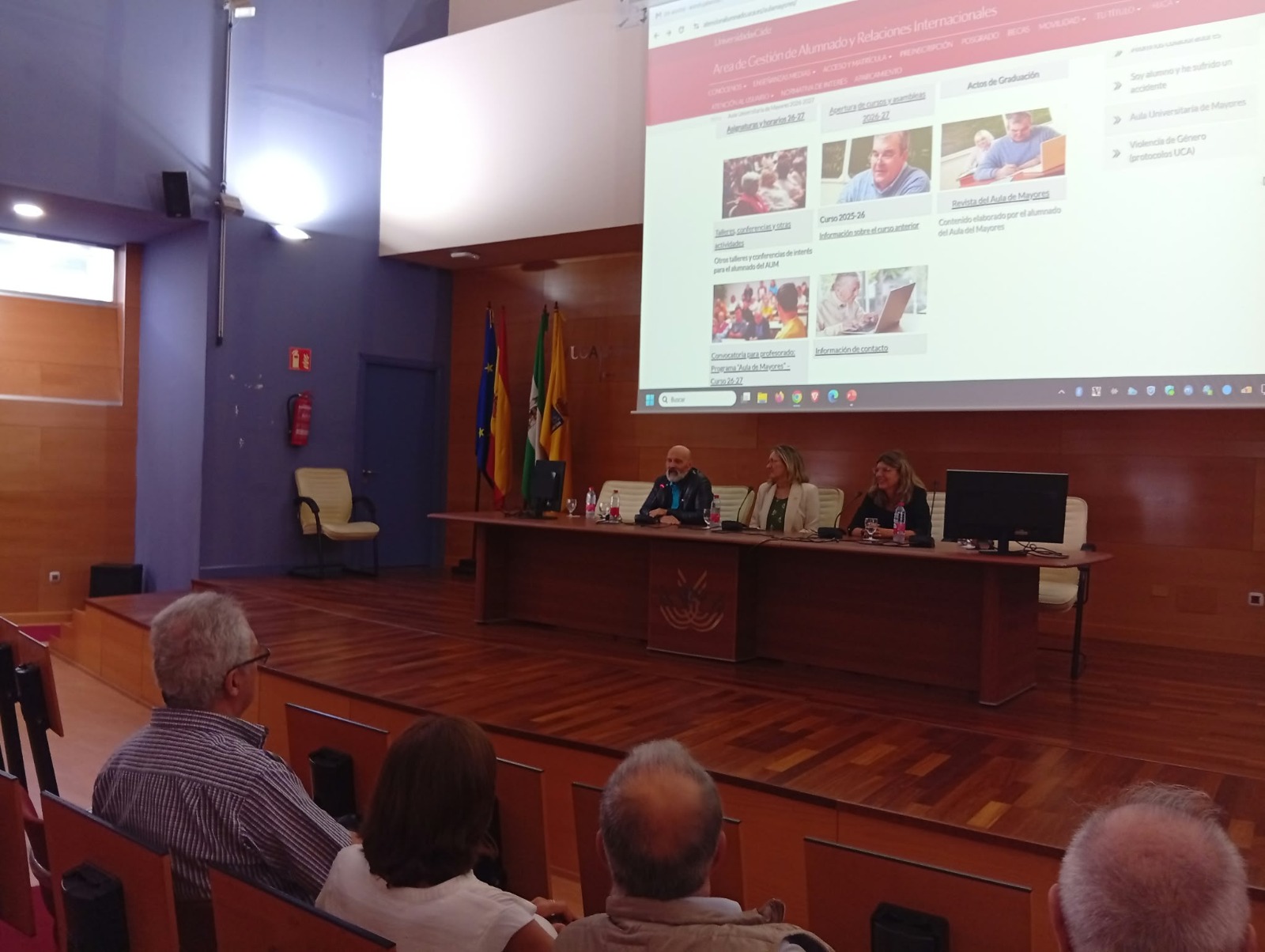 INAUGURACIÓN DEL CURSO 2026-2027 DEL AULA UNIVERSITARIA DE MAYORES EN EL CAMPUS DE JEREZ